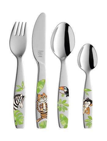 Dzieci�cy komplet sztu�c�w D�ungla (4 elementy) - Flatware - Zwilling 