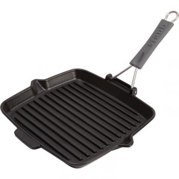 Patelnia grillowa eliwna kwadratowa (24cm) - Staub