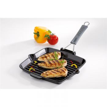 Patelnia grillowa eliwna kwadratowa (24cm) - Staub