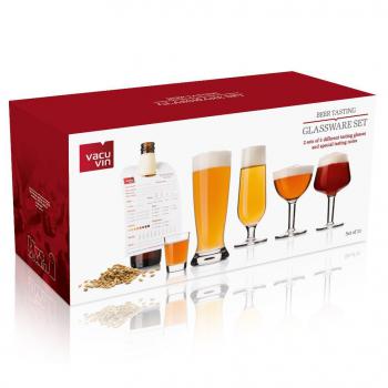 Szklanki do degustacji piwa (11 element�w) - Vacu Vin 