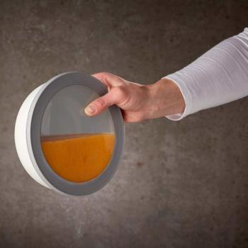 Miski z pokrywkami (3 sztuki), oliwkowe - Cirqula - Mepal 