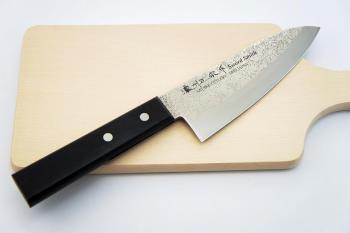 N Deba (15,5 cm) - Nashiji Black Pakka - Satake