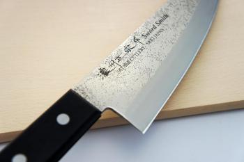 N Deba (15,5 cm) - Nashiji Black Pakka - Satake