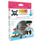 Foremki do wykrawania ciastek Pirat (zestaw 4 sztuk) - ScrapCooki...