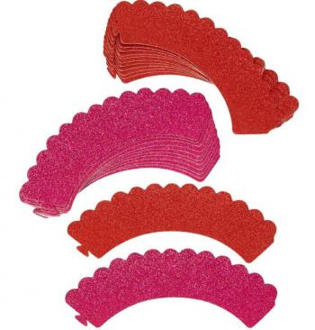 Ozdoby, owijki do muffinek czerwone i r�owe 415-4450 - Wilton