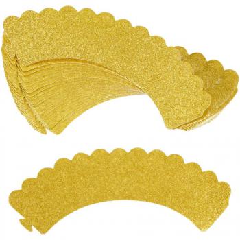 Ozdoby, owijki do muffinek z�ote - 415-4452 - Wilton
