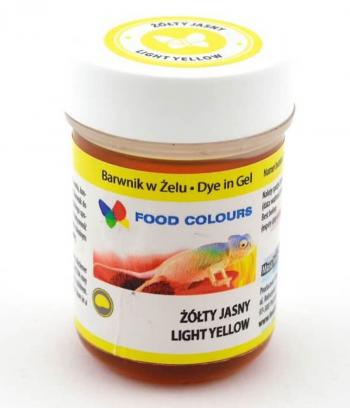 Barwnik spo�ywczy w �elu, jasny ��ty (35 g) - Food Colours