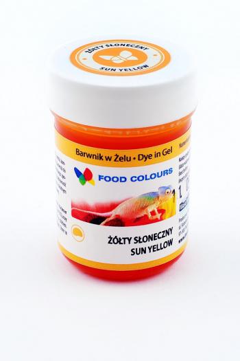 Barwnik spo�ywczy w �elu, ��ty s�oneczny (35 g) - Food Colours