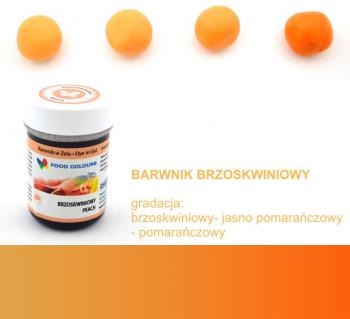 Barwnik spoywczy w elu, brzoskwiniowy (35 g) - Food Colours