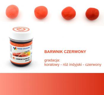 Barwnik spoywczy w elu, czerwony soneczny (35 g) - Food Colours