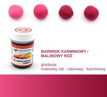 Barwnik spo�ywczy w �elu, czerwony karminowy (35 g) - Food Colours