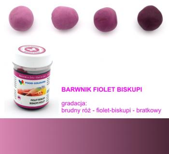 Barwnik spoywczy w elu, fiolet biskupi (35 g) - Food Colours - OTSW