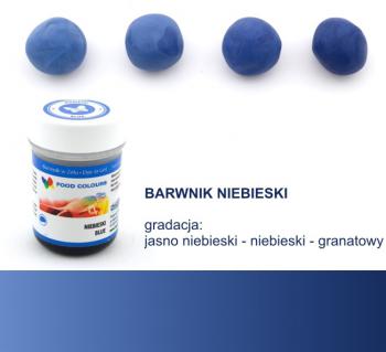 Barwnik spoywczy w elu, niebieski (35 g) - Food Colours