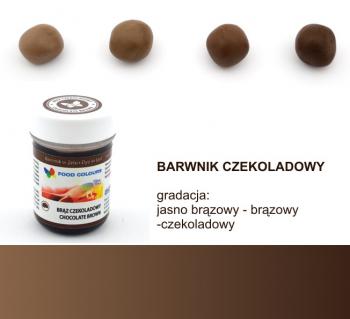 Barwnik spo�ywczy w �elu, br�z czekoladowy (35 g) - Food Colours