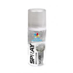 Barwnik w sprayu, srebrny (50 ml)  Food Colours