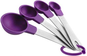 Miarki kuchenne �y�eczki, stalowo - nylonowe (4 sztuki) - Ibili