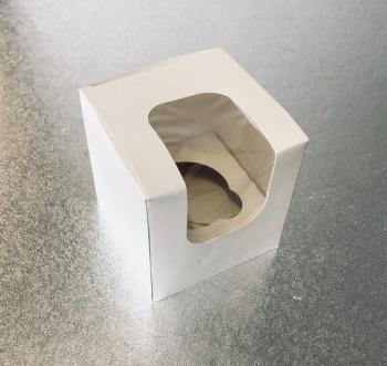 Pude�ko na muffink� z okienkiem (9 x 9 x 9,5 cm) - AleDobre.pl