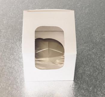 Pude�ko na muffink� z okienkiem (9 x 9 x 9,5 cm) - AleDobre.pl