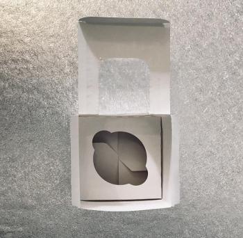 Pude�ko na muffink� z okienkiem (9 x 9 x 9,5 cm) - AleDobre.pl