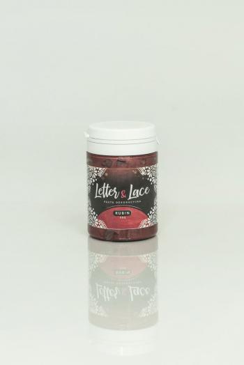 Pasta dekoracyjna, rubinowa (90g) - Letter&Lace - Food Colours 