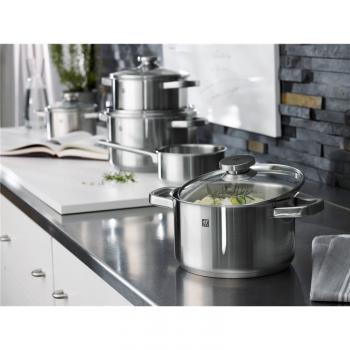 Garnki stalowe, zestaw (7 element�w) - Joy - Zwilling