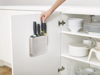 Zawieszany organizer z no�ami, Door Store (5 element�w) - Joseph Joseph 