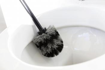 Szczotka do WC w obudowie, wolnostoj�ca, srebrna - Brabantia