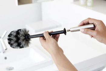 Szczotka do WC w obudowie, wolnostoj�ca, srebrna - Brabantia