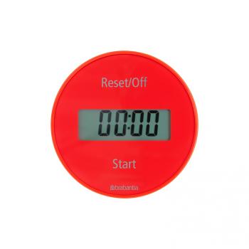 Timer, minutnik magnetyczny, czerwony - Tasty Colors - Brabantia 