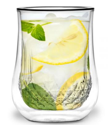 Szklanki z podw�jn� �ciank� (pojemno��: 300 ml; 2 sztuki) - Diamante - Vialli Design
