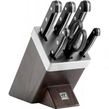 Zestaw no�y w bloku samoostrz�cym (7 element�w) - Gourmet - Zwilling 