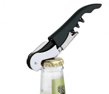 Korkoci�g barma�ski z no�ykiem do folii, dwustopniowy, 12 cm, szary - Puglia - Cilio