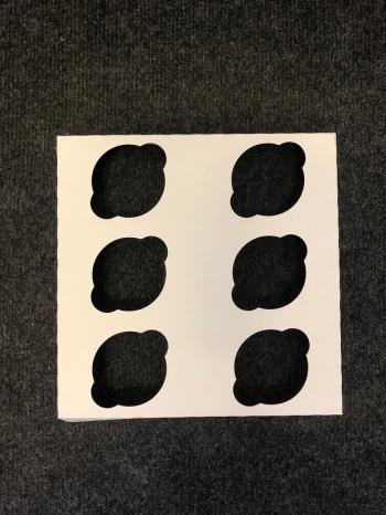 Wk�ad na 6 muffinek (22 x 22 x 3 cm) - AleDobre.pl
