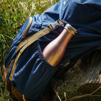 Butelka termiczna stalowa (pojemno��: 750 ml), r�owe z�oto - Lurch 