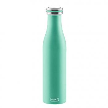 Butelka termiczna stalowa (pojemno��: 750 ml), zielona per�owa - Lurch