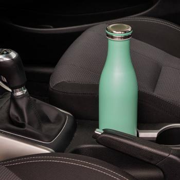 Butelka termiczna stalowa (pojemno��: 750 ml), zielona per�owa - Lurch