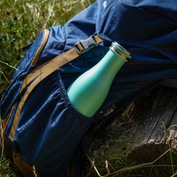 Butelka termiczna stalowa (pojemno��: 750 ml), zielona per�owa - Lurch