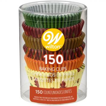 Papilotki do muffin�w „jesienne wzory” (150 sztuk) - 415-7254 - Wilton