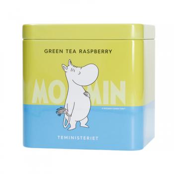 Herbata sypana, zielona, Moomin Green Tea Raspberry (100 g) - Teministeriet