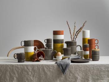 Talerz �niadaniowy, czerwony (�rednica 20 cm) - Caffee - Sagaform