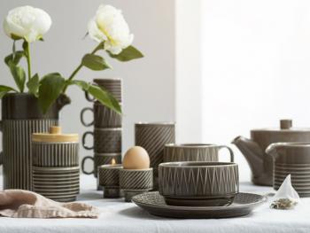 Fili�anki do espresso, szare (4 sztuki) - Caffee - Sagaform