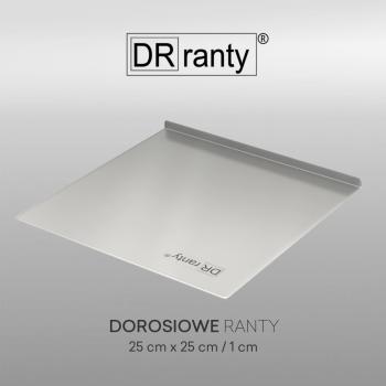 Blacha metalowa do pieczenia, podkad pod ranty (25 x 25 cm) - DorosioweRanty