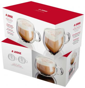 Filianki z podwjnymi ciankami do cappucino (2 x 225 ml) - Judge