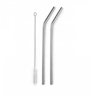 S�omki stalowe zakrzywione z szczoteczk� (4 sztuki) - Ibili