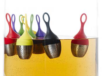 Zaparzacz p�ywaj�cy do herbaty FLOATEA, zielony - AdHoc