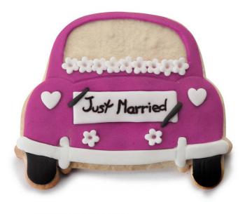 Foremka z t�oczkiem do wycinania ciasteczek samoch�d nowo�e�c�w - Ibili