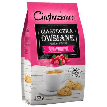 Ciasteczka owsiane z �urawin� (250 g) - Sante