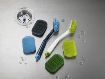 Szczotka do naczy� z zapasem ClenTech, niebieska - Joseph Joseph 