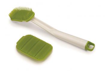 Szczotka do naczy� z myjk� ClenTech, zielona - Joseph Joseph