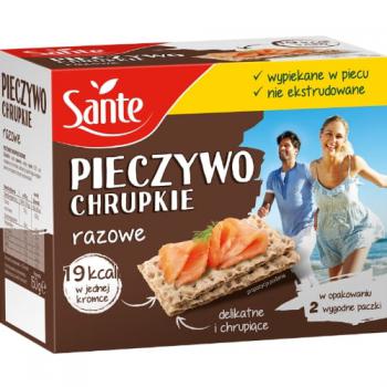 Pieczywo chrupkie razowe, 150 g - Sante 
